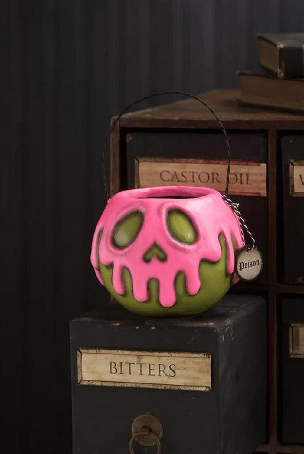 Small Green Apple Pink Poison Bucket