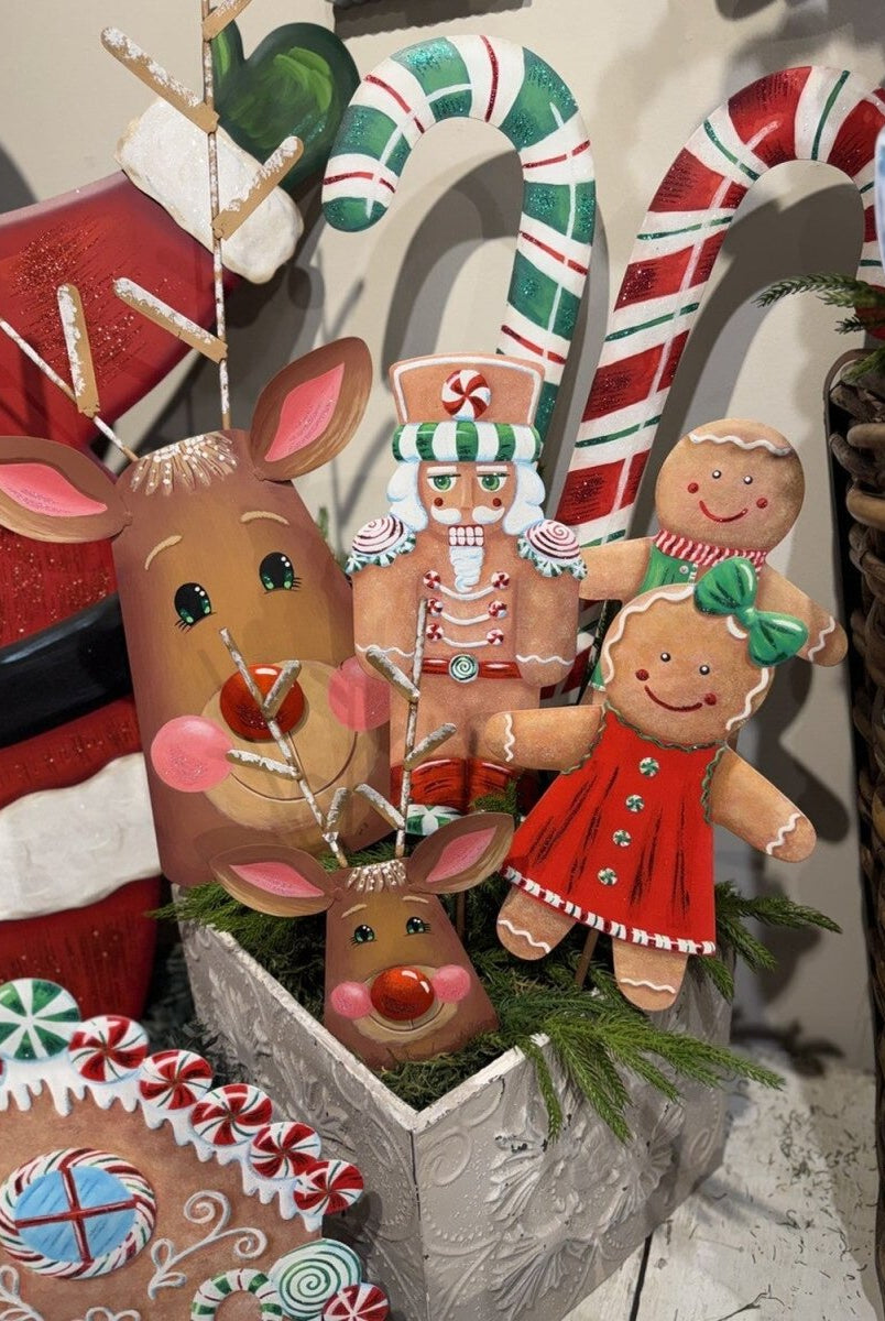 Shop For Small Snowy Rudolph: Small (Stake/Hanger/Easel)