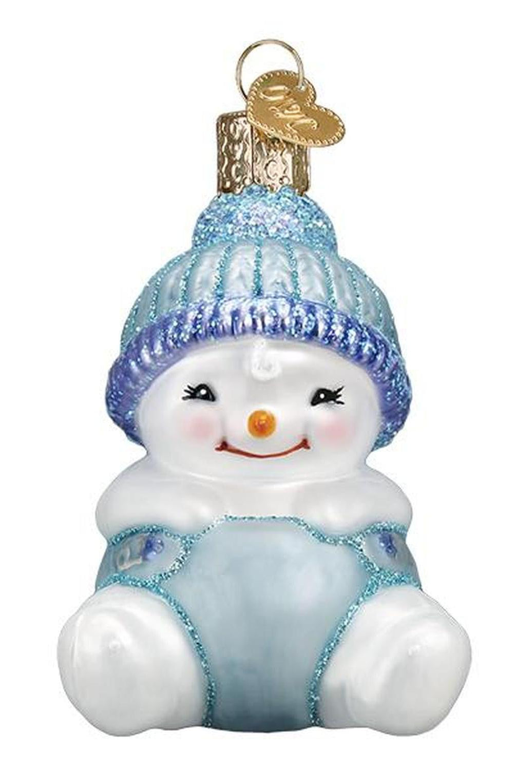 Snow Baby Boy Ornament