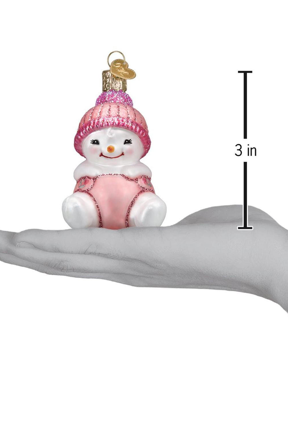 Snow Baby Girl Ornament