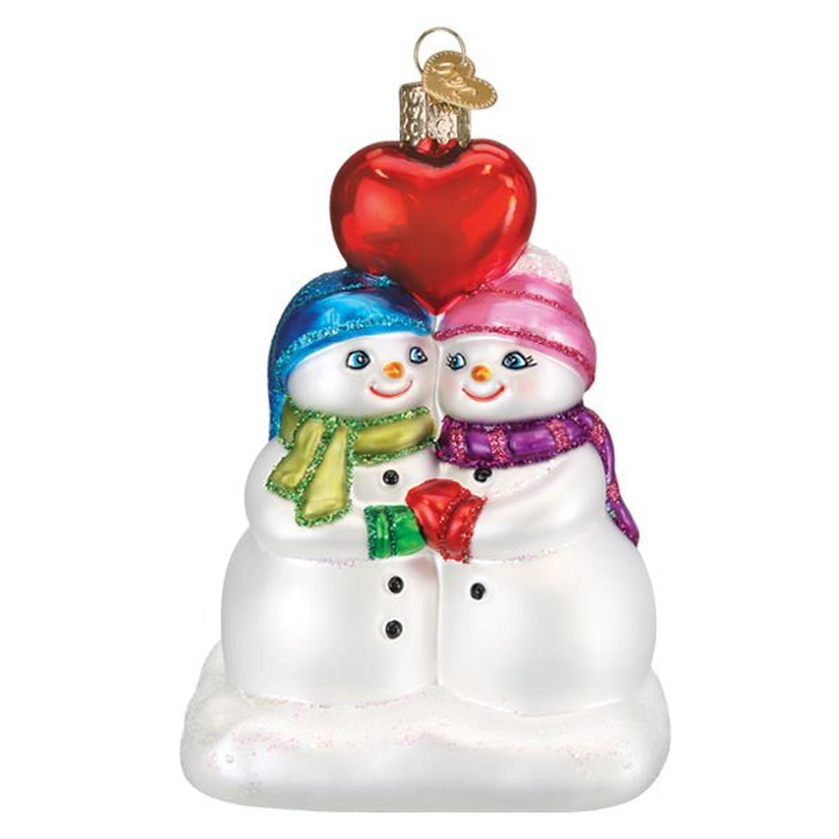 Shop For Snow Couple's First Christmas Ornament