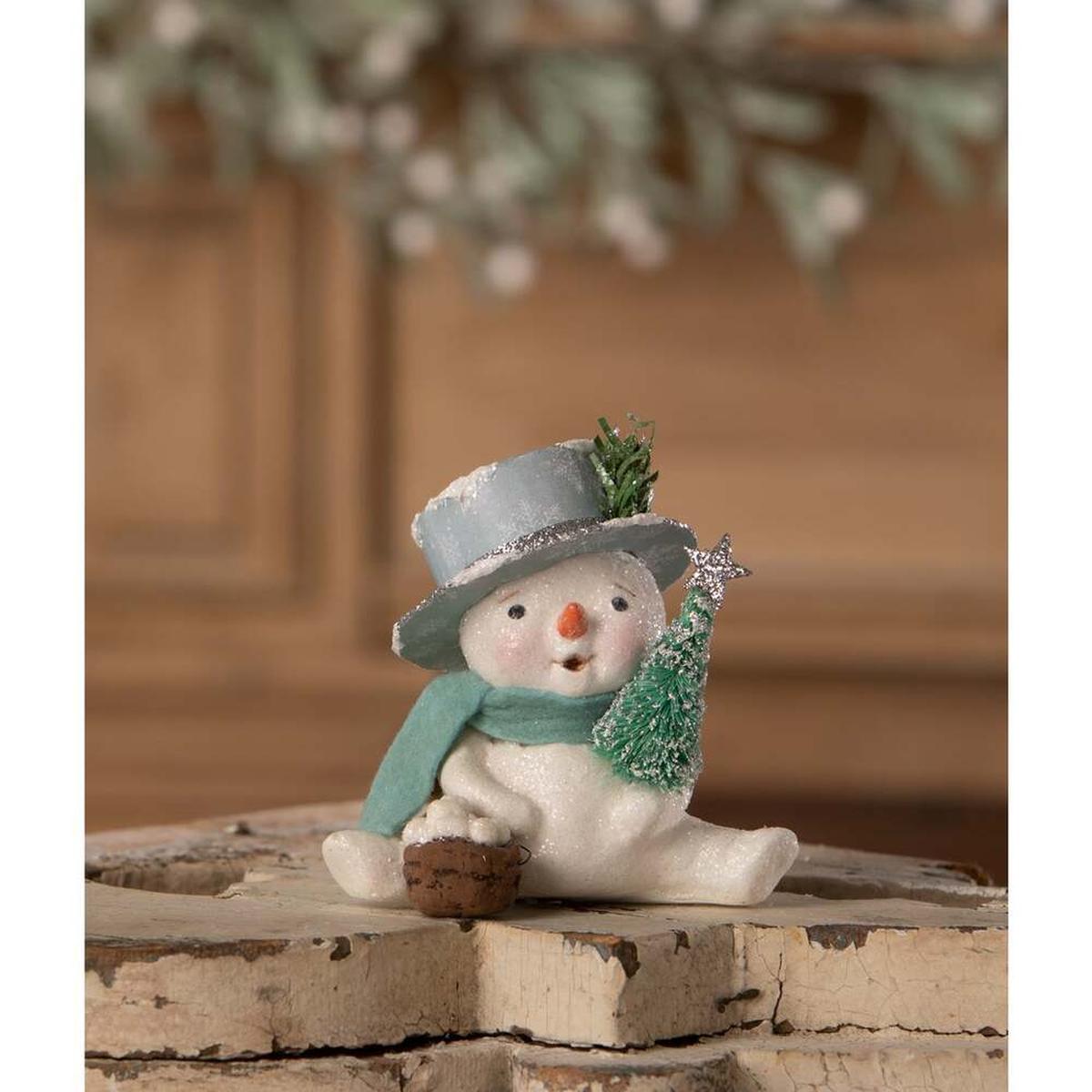 Shop For Snowflake Top Hat Snowman Figurine