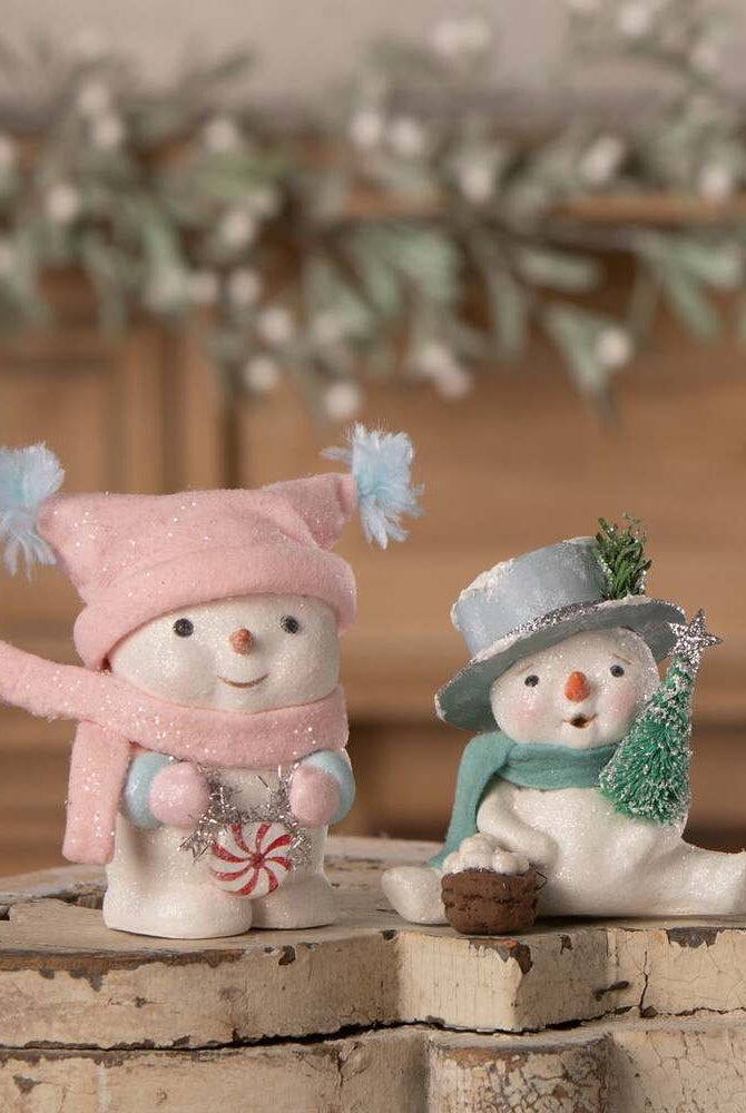 Shop For Snowflake Top Hat Snowman Figurine