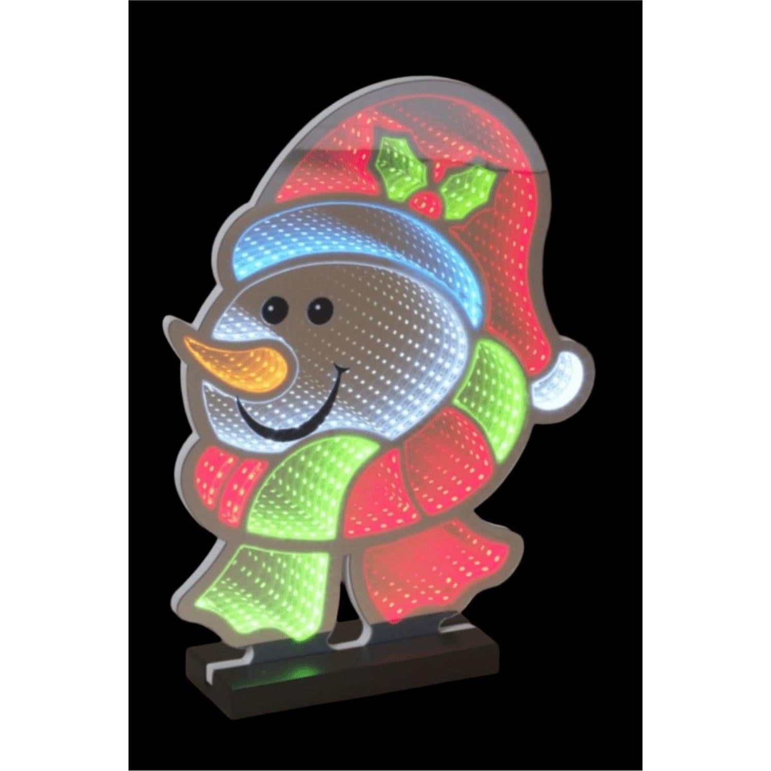 Shop For Snowman Infinity Light Display 15"H