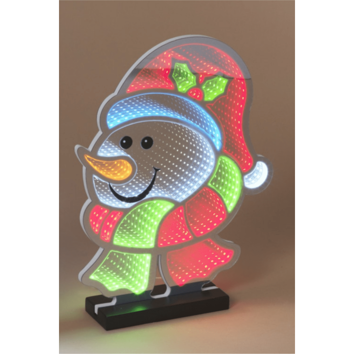 Shop For Snowman Infinity Light Display 15"H