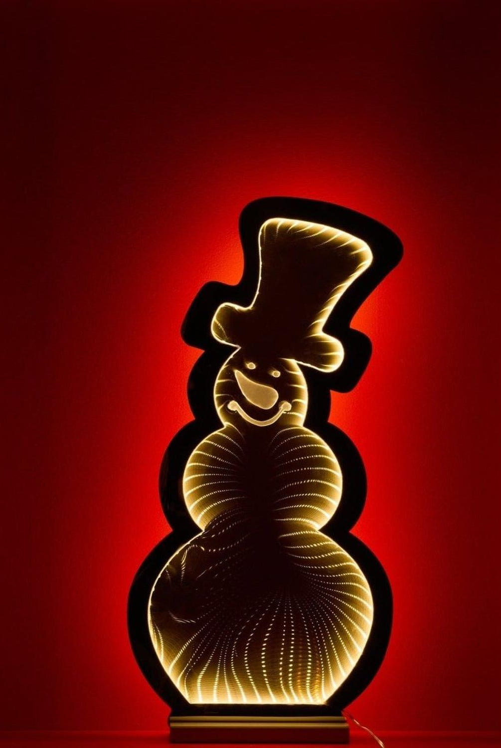 Shop For Snowman Outline Ekko Light Display 24"H