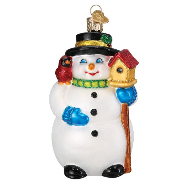 Shop For Snowman With Cardinal Ornament