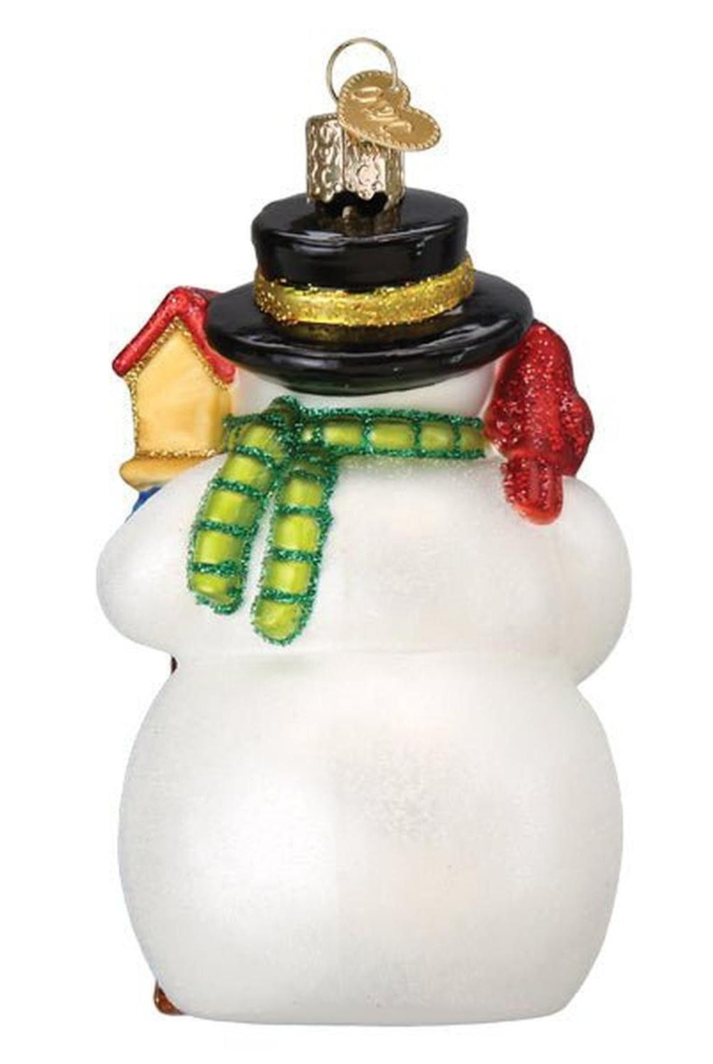 Snowman With Cardinal Ornament