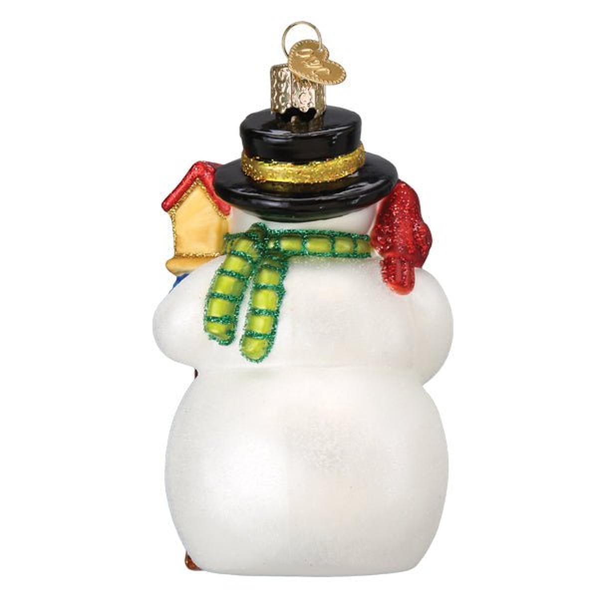 Shop For Snowman With Cardinal Ornament