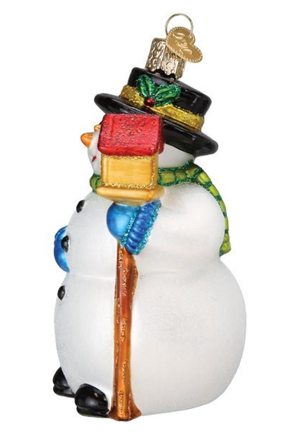 Snowman With Cardinal Ornament