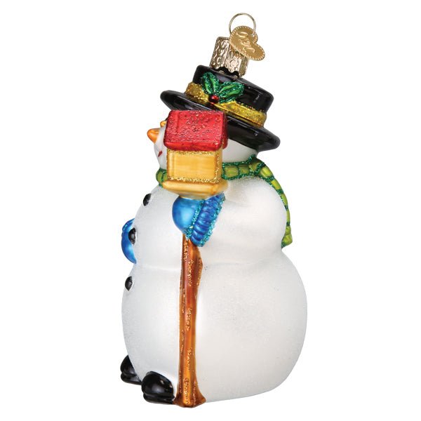 Shop For Snowman With Cardinal Ornament