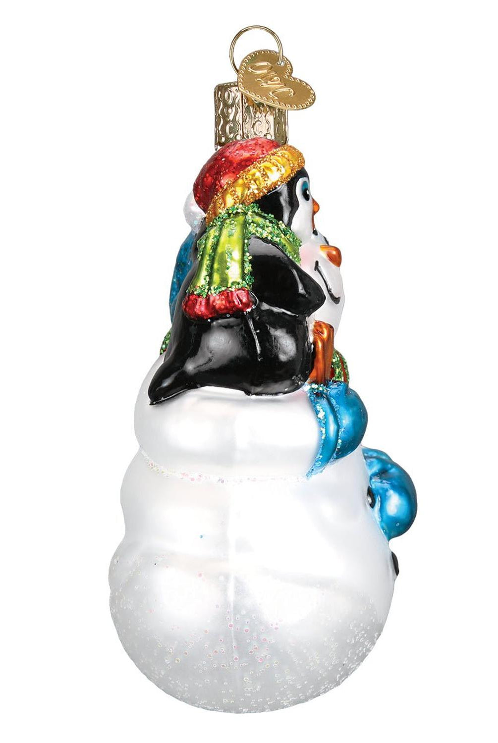 Snowman With Penguin Pal