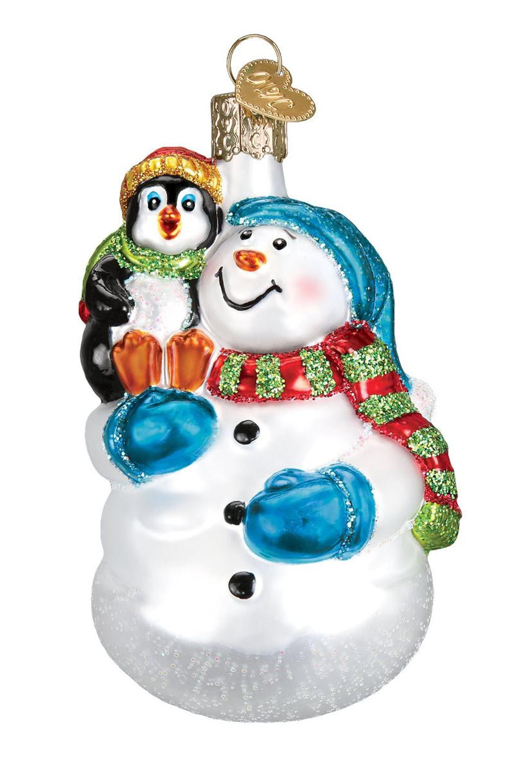 Snowman With Penguin Pal