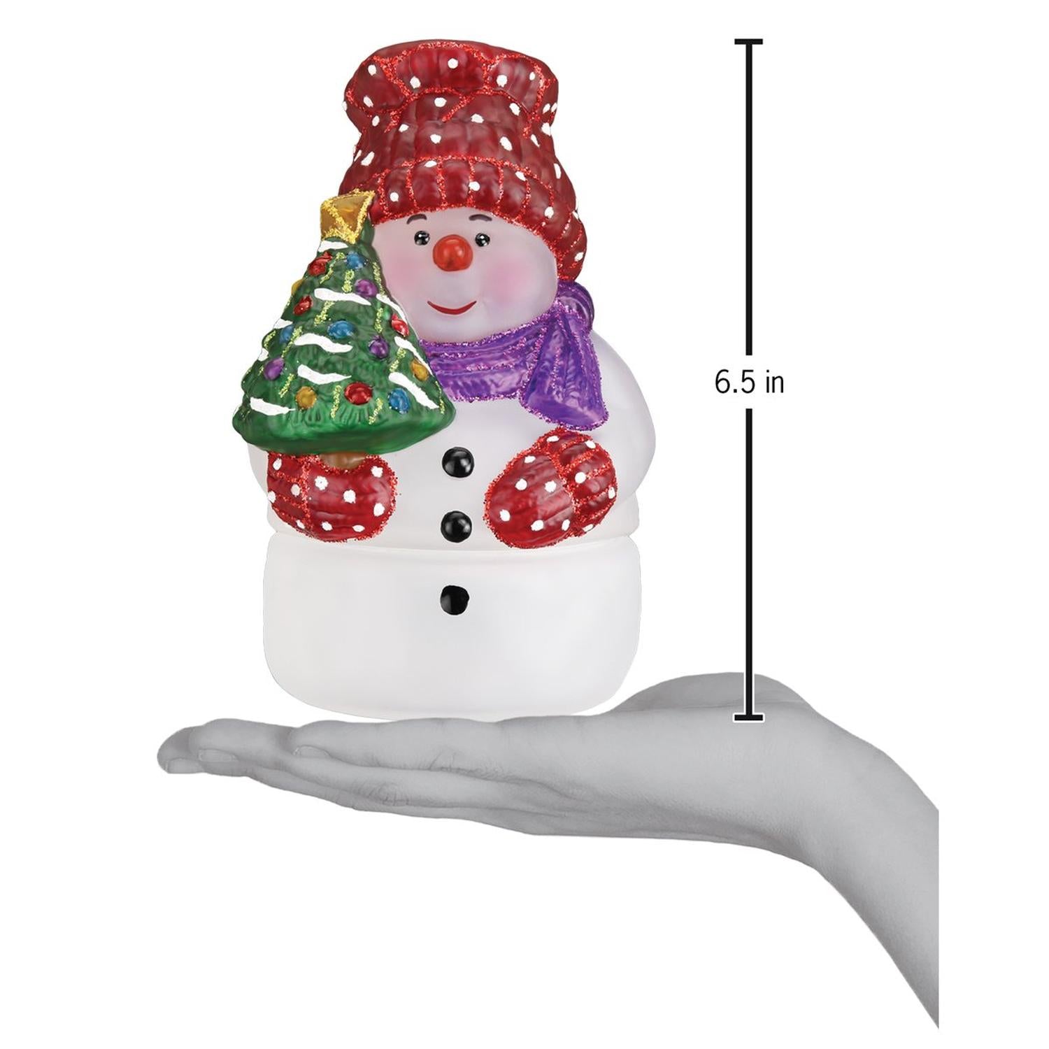 Shop For Snowman With Tree Candle Light