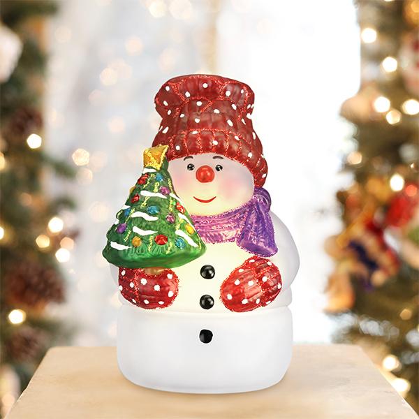 Shop For Snowman With Tree Candle Light