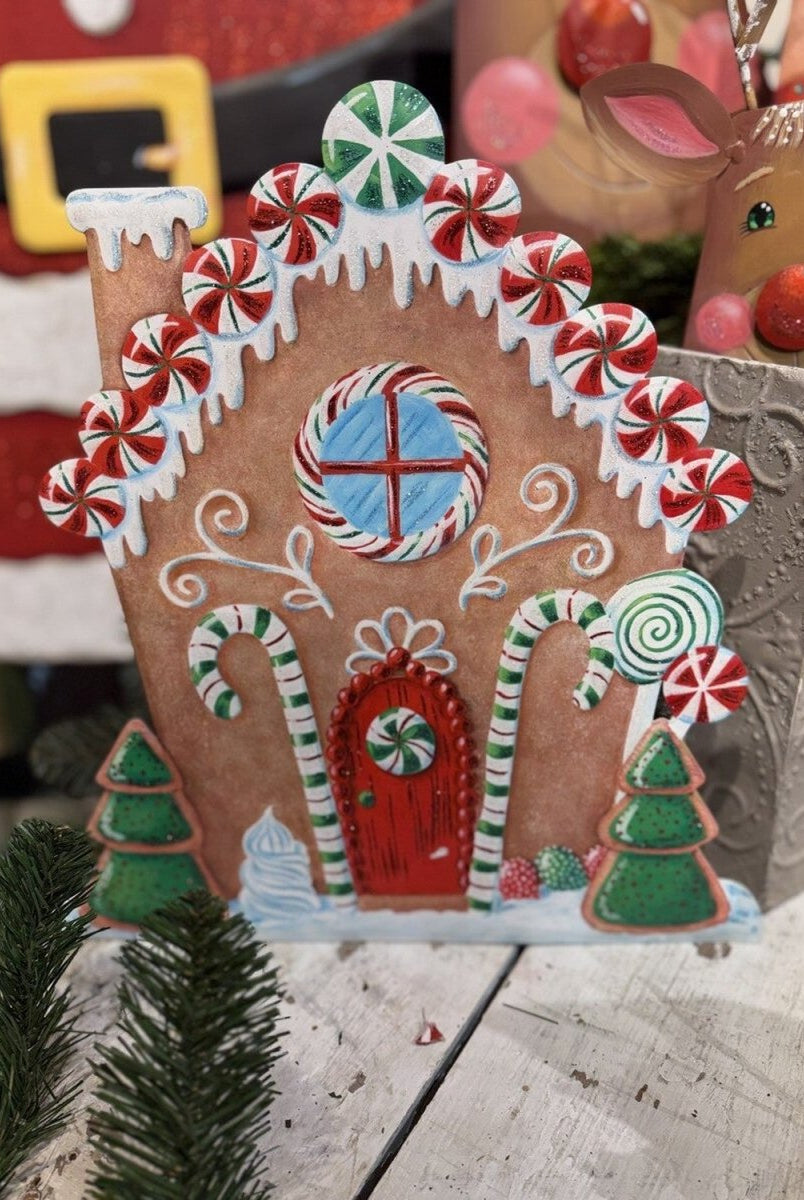 Shop For Snowy Gingerbread House (Stake/Hanger/Easel)