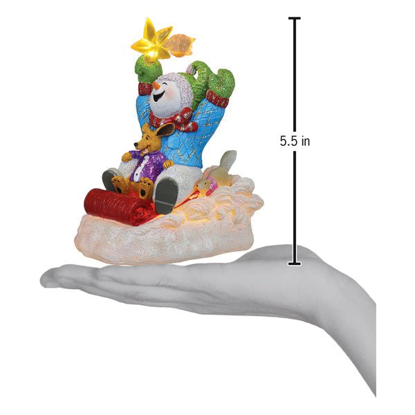 Shop For Star Powered Snow Boy Lighted Figurine