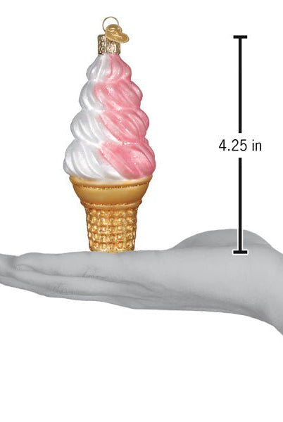 Shop For Strawberry Swirl Soft Serve Ornament