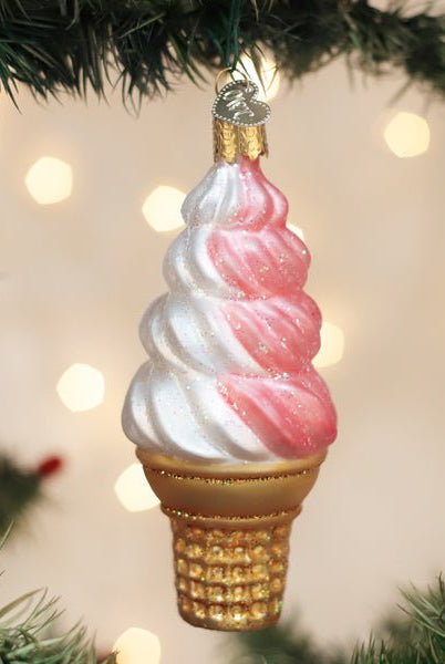 Shop For Strawberry Swirl Soft Serve Ornament