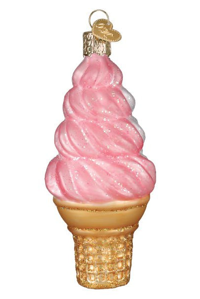 Shop For Strawberry Swirl Soft Serve Ornament
