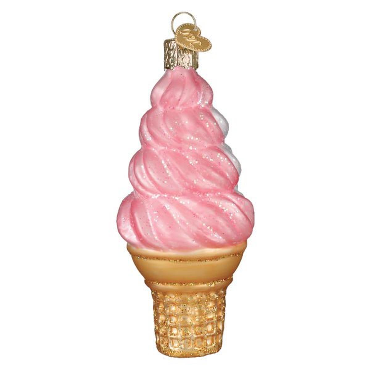 Shop For Strawberry Swirl Soft Serve Ornament