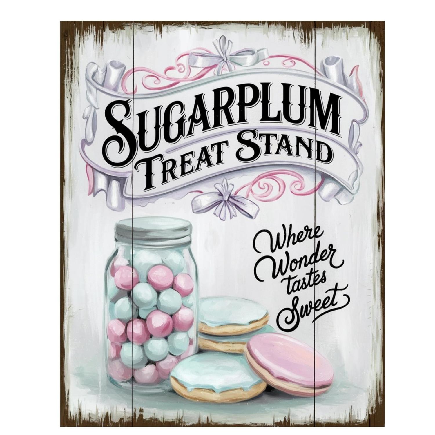 Shop For Sugarplum Treat Stand Christmas Sign