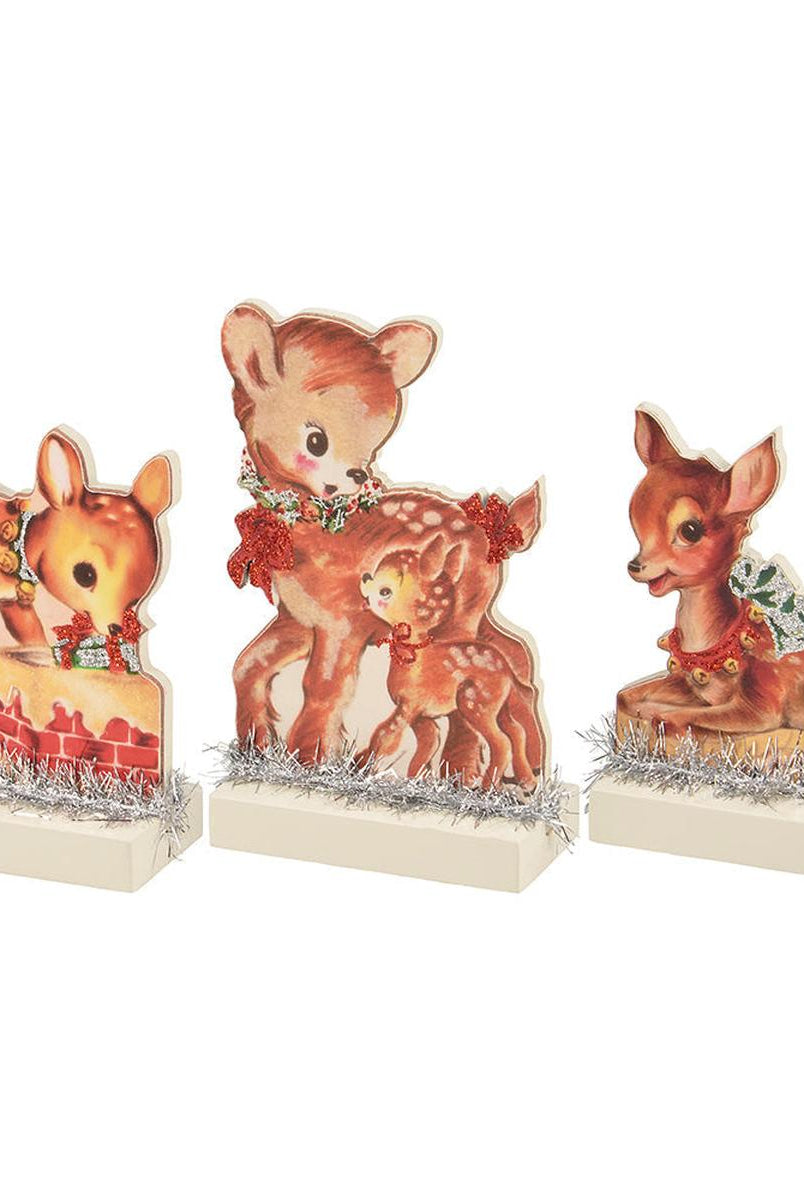 Shop For Sweet Christmas Deer Stand Up, Set of 3