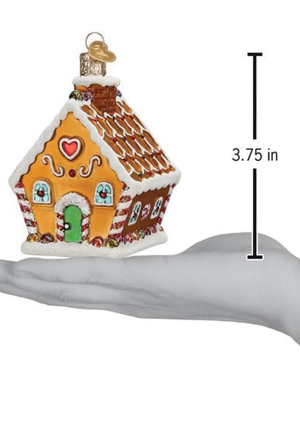 Sweet Gingerbread Cottage Ornament