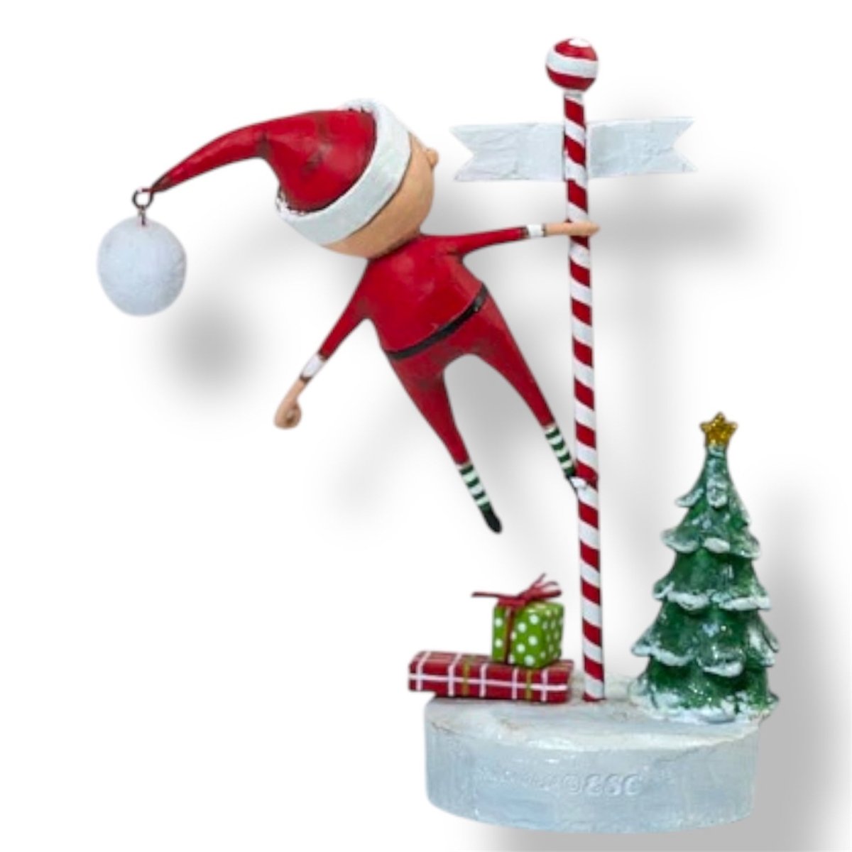 Shop For Swinging into Christmas Santa Figurine