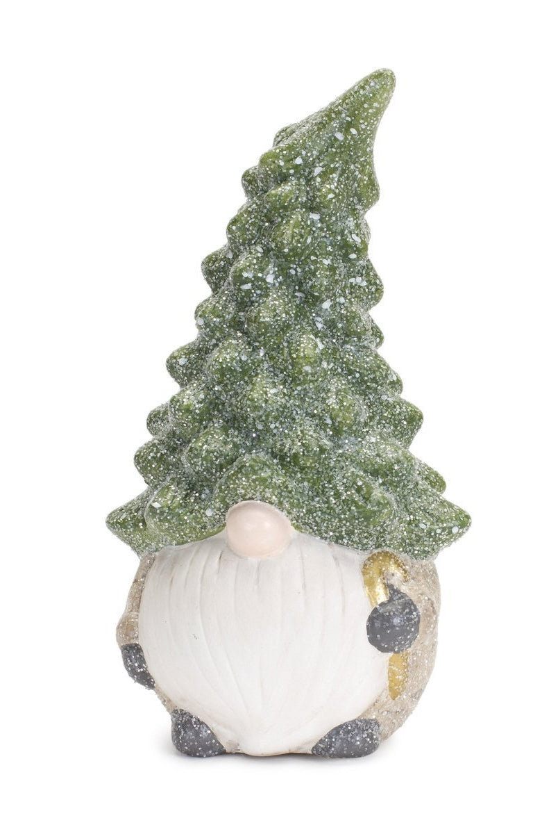 Shop For Terra Cotta Gnome Figurine with Pine Tree Hat (Set of 2)