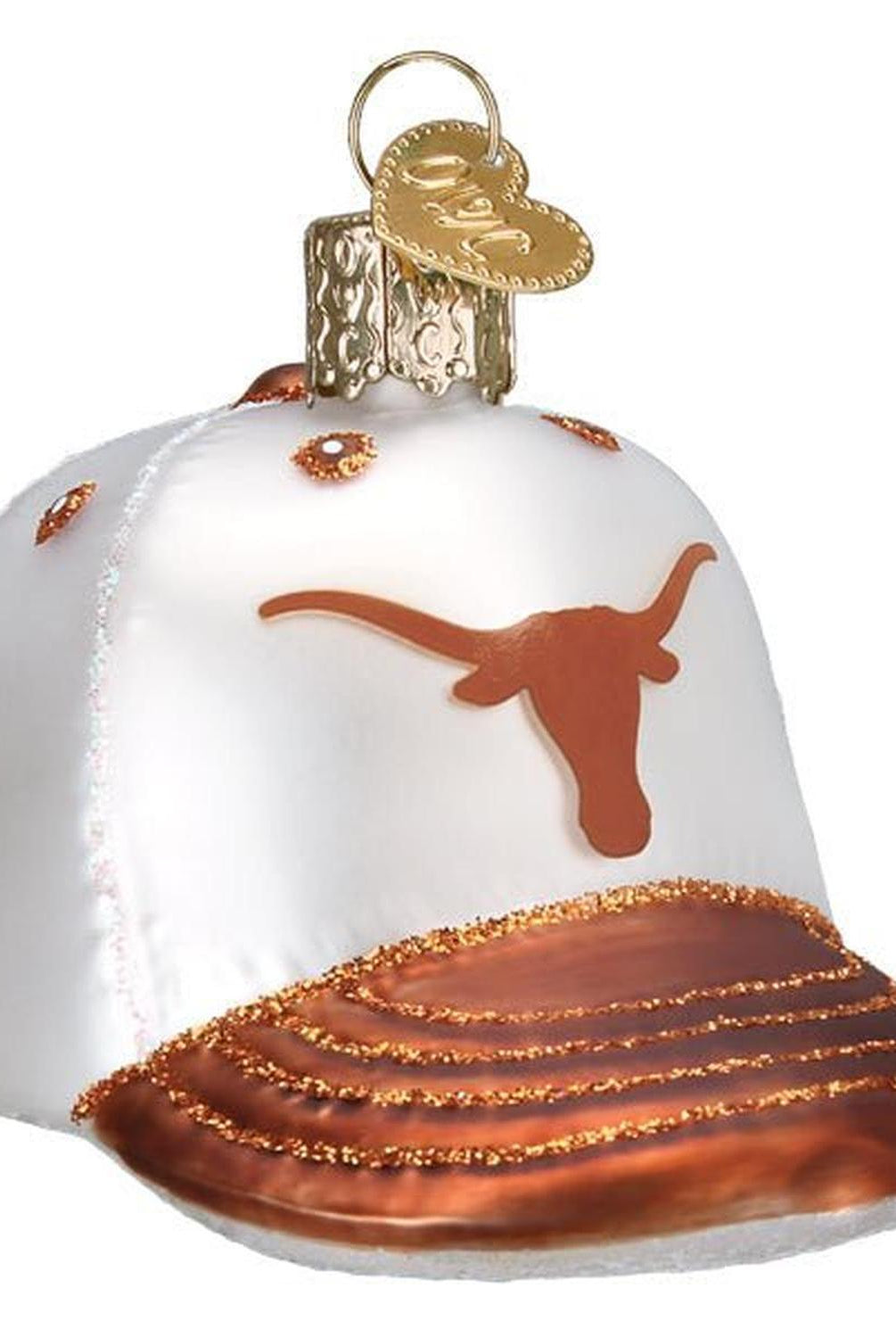Texas Baseball Cap Ornament
