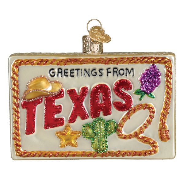 Shop For Texas Postcard Ornament