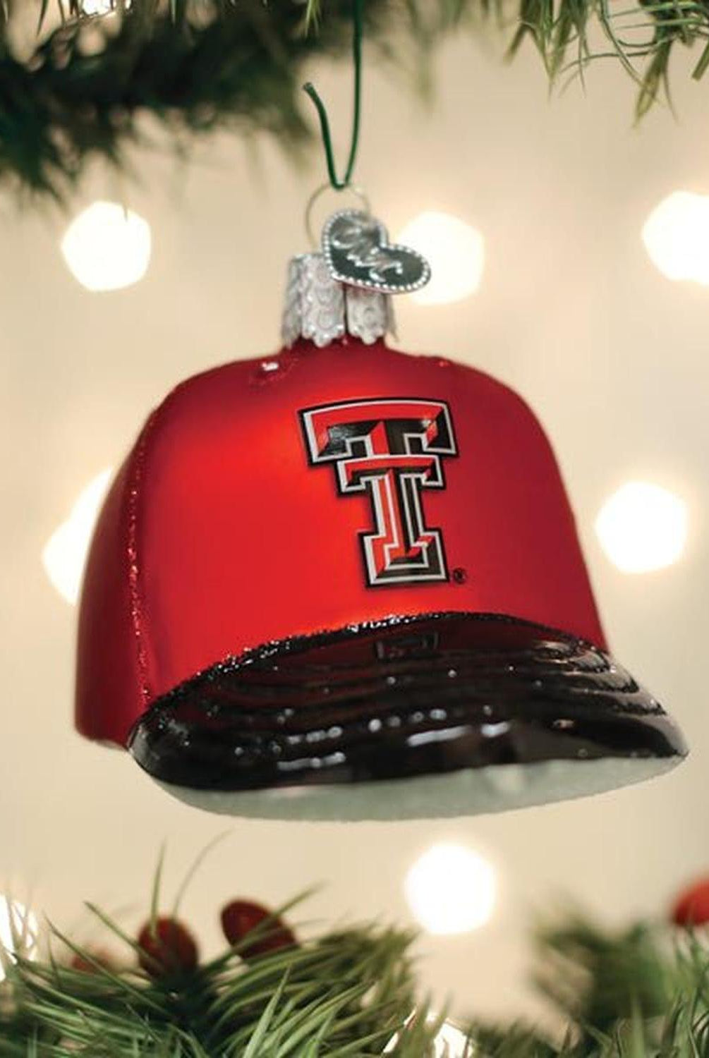 Texas Tech Baseball Cap Ornament