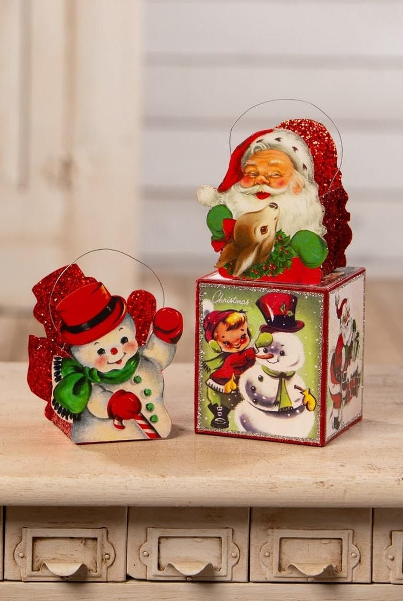 Shop For Tin Santa Bucket Small