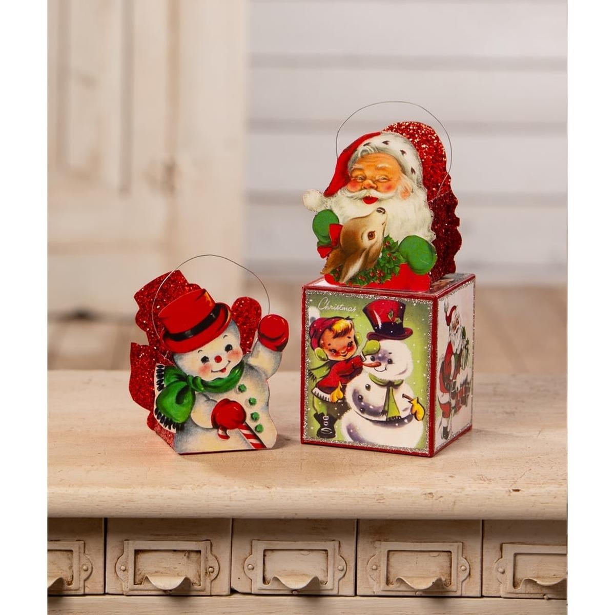 Shop For Tin Santa Bucket Small