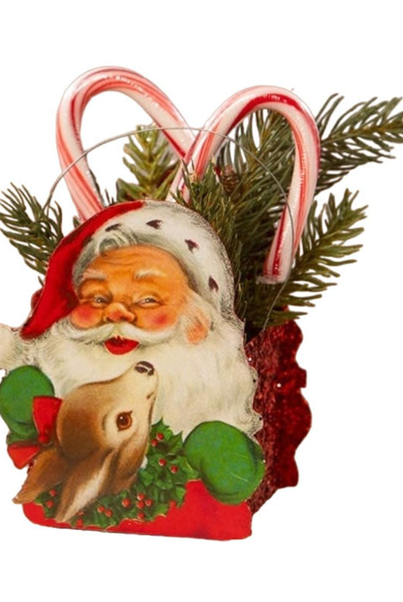 Shop For Tin Santa Bucket Small