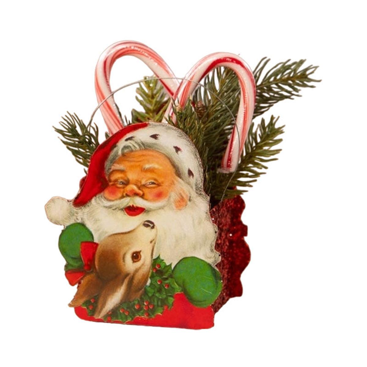 Shop For Tin Santa Bucket Small