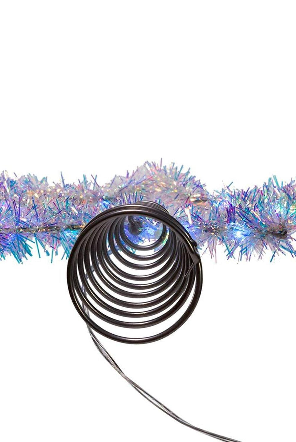 Shop For Tinsel Star Tree Topper with RGB LED Lights 12.2"