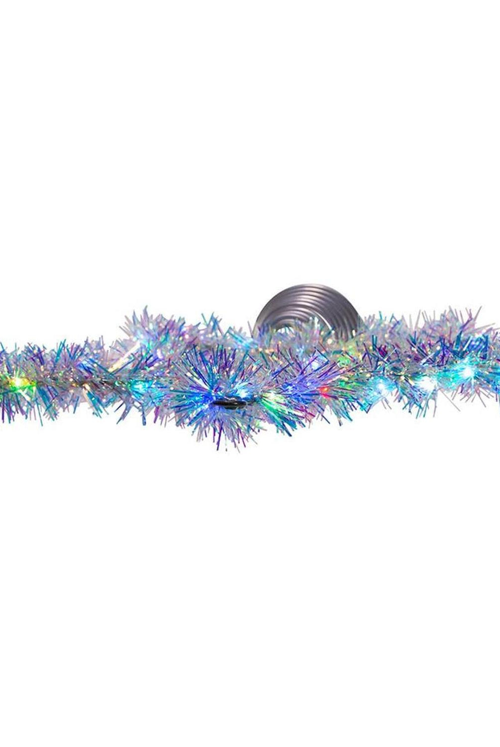 Shop For Tinsel Star Tree Topper with RGB LED Lights 12.2"