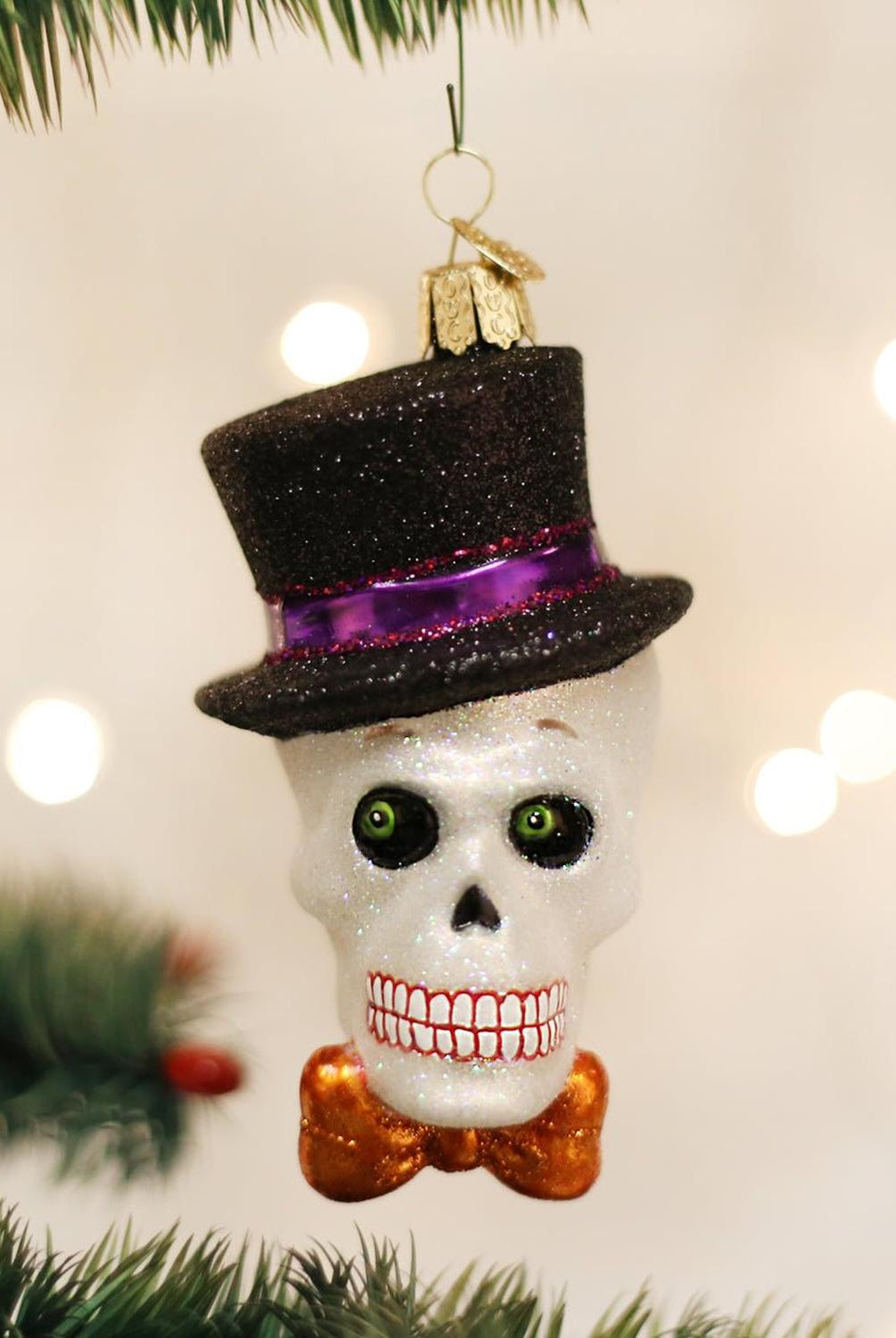 Top Hat Skeleton Ornament