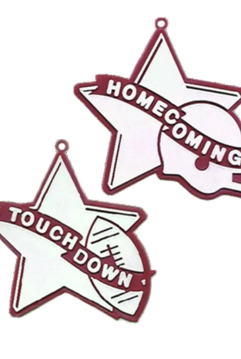 Shop For Touchdown And Homecoming Star Charm: Burgundy