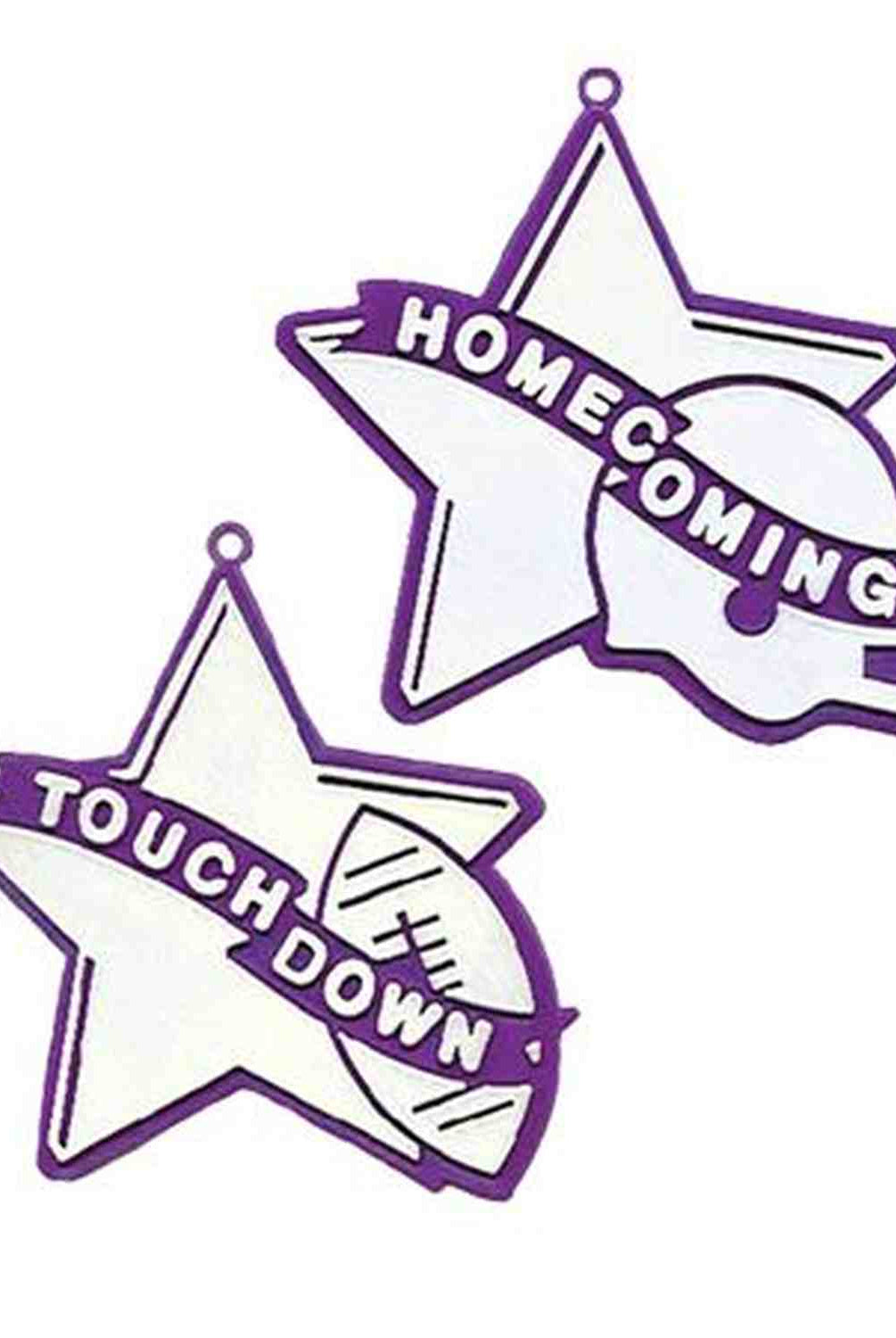Shop For Touchdown And Homecoming Star Charm: Purple