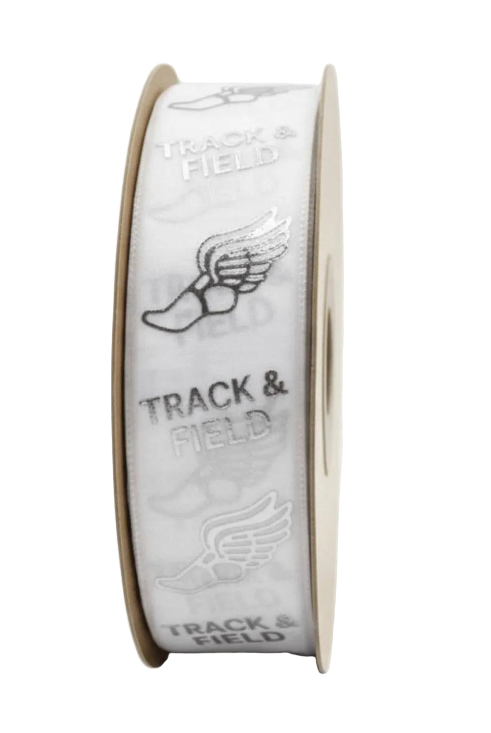 Shop For Track & Field Imprint 9 Ribbon: White (100 Yards)