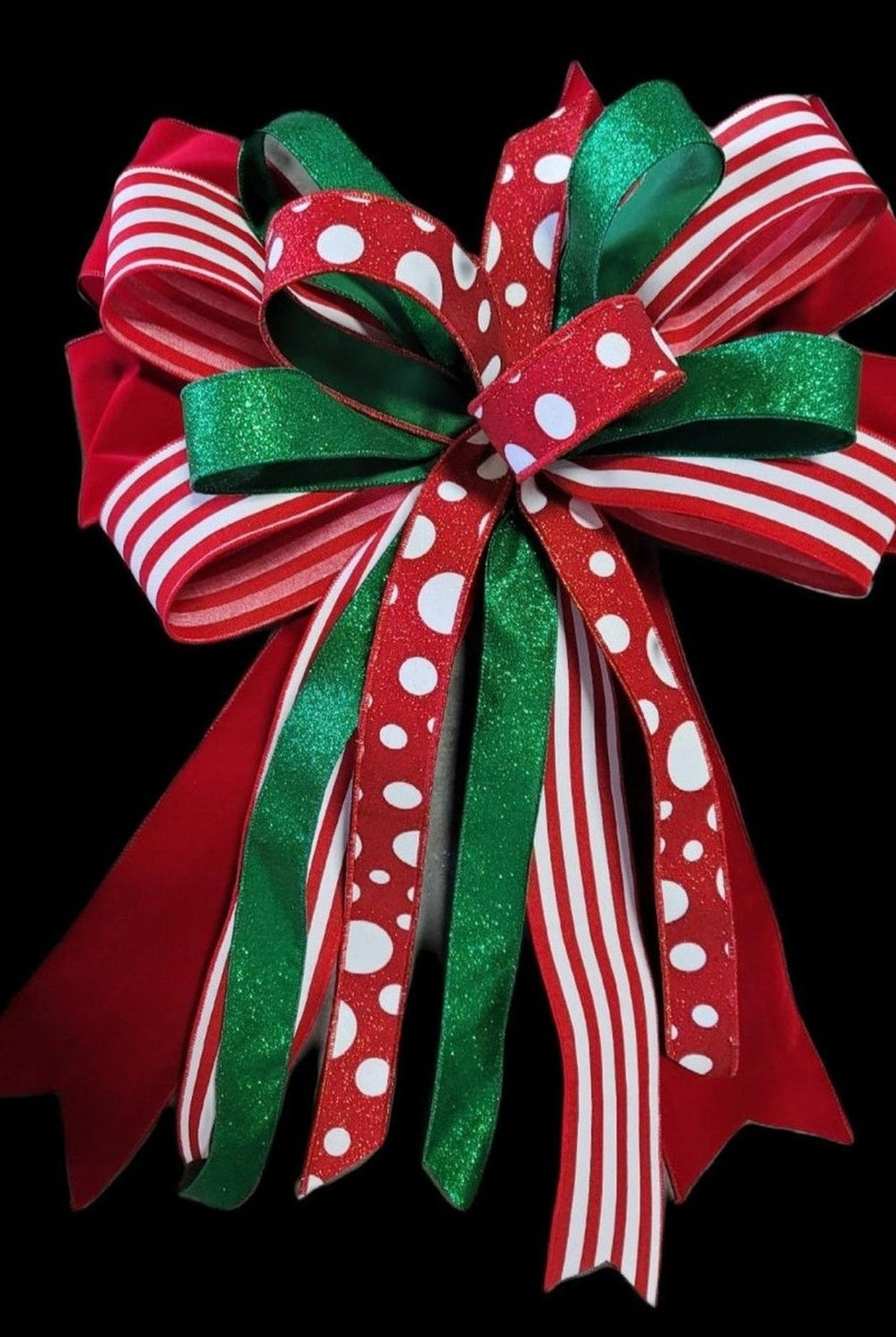 Traditional Color Tree Topper and Tails Set