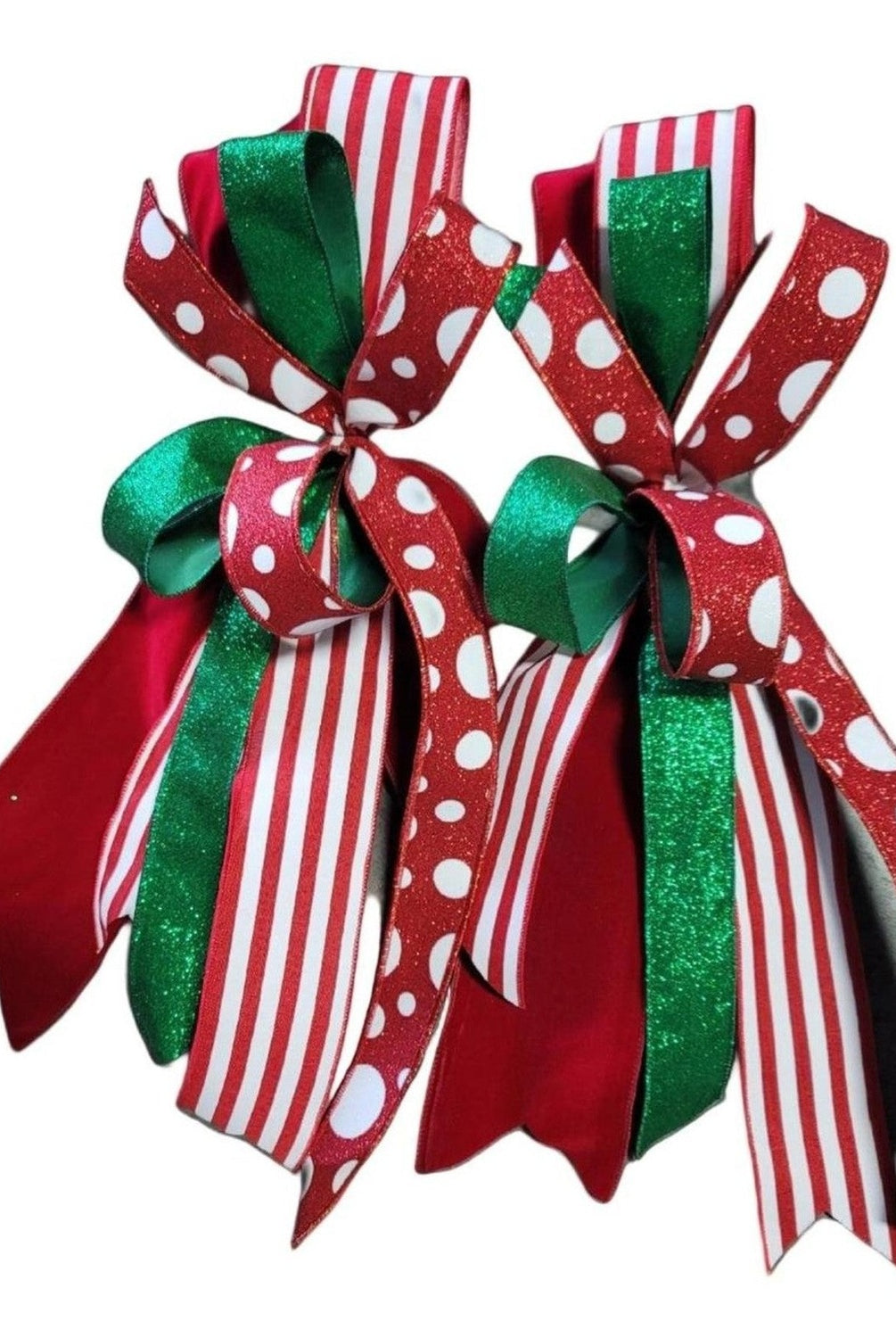 Traditional Color Tree Topper and Tails Set