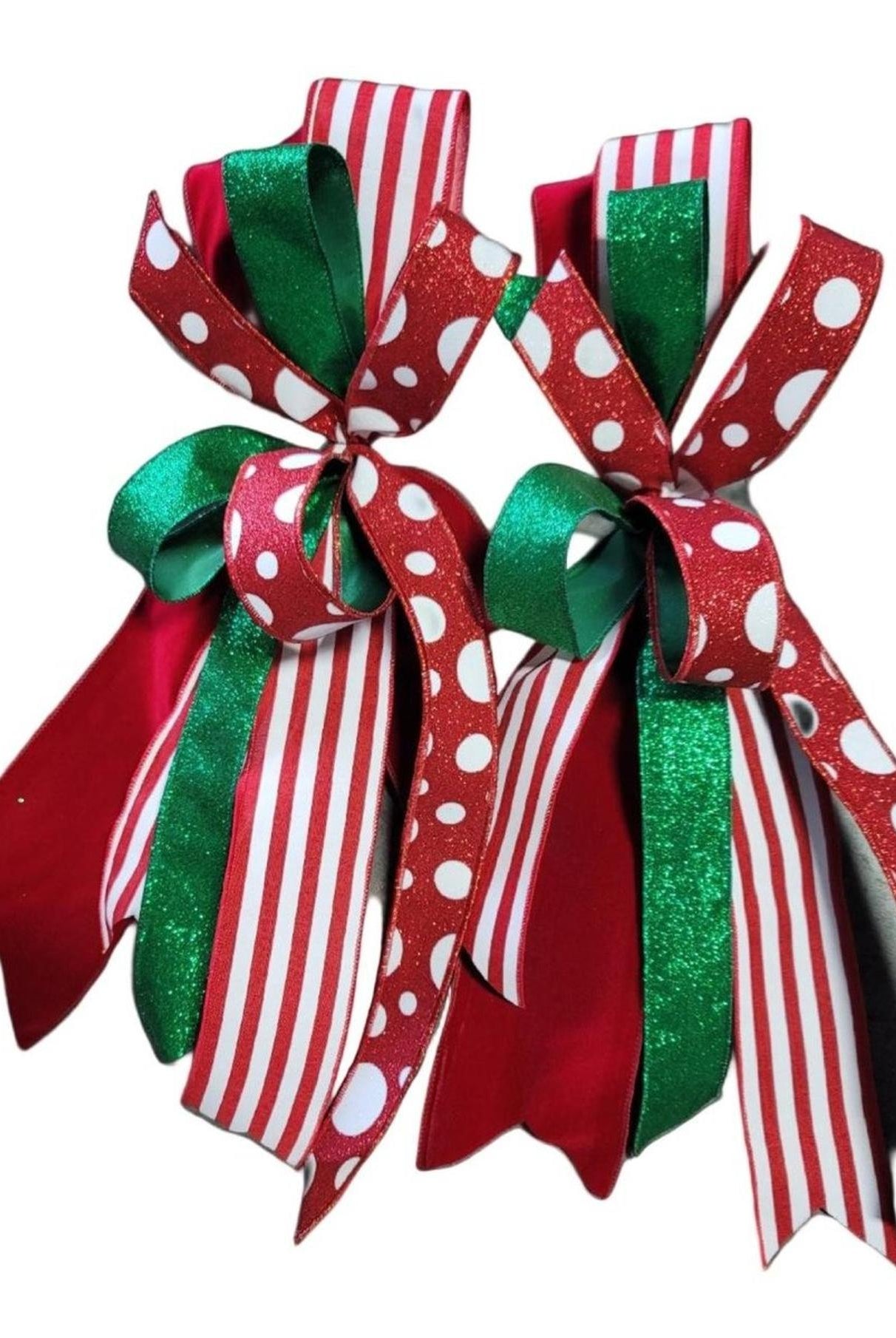 Traditional Color Tree Topper and Tails Set