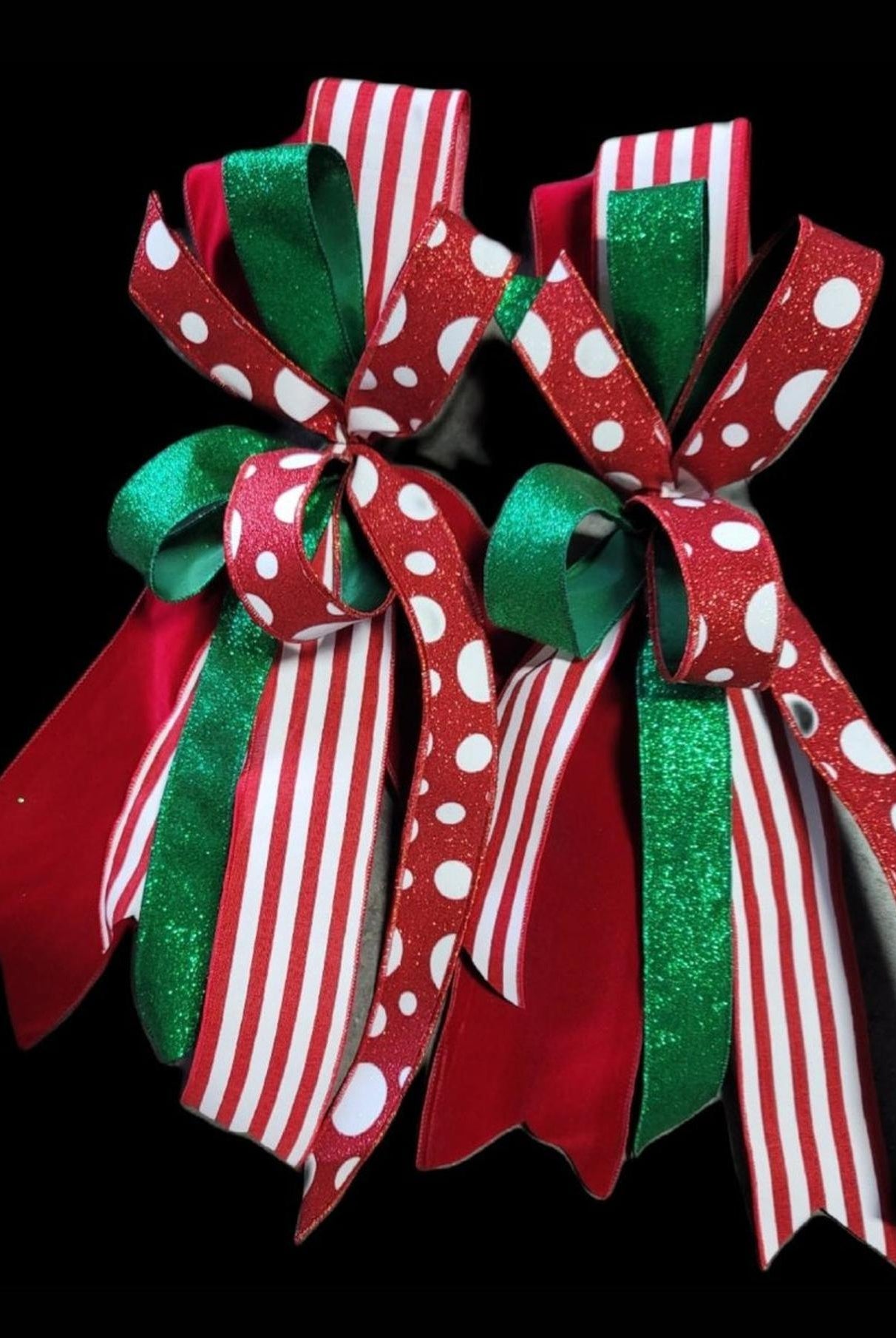 Traditional Color Tree Topper and Tails Set