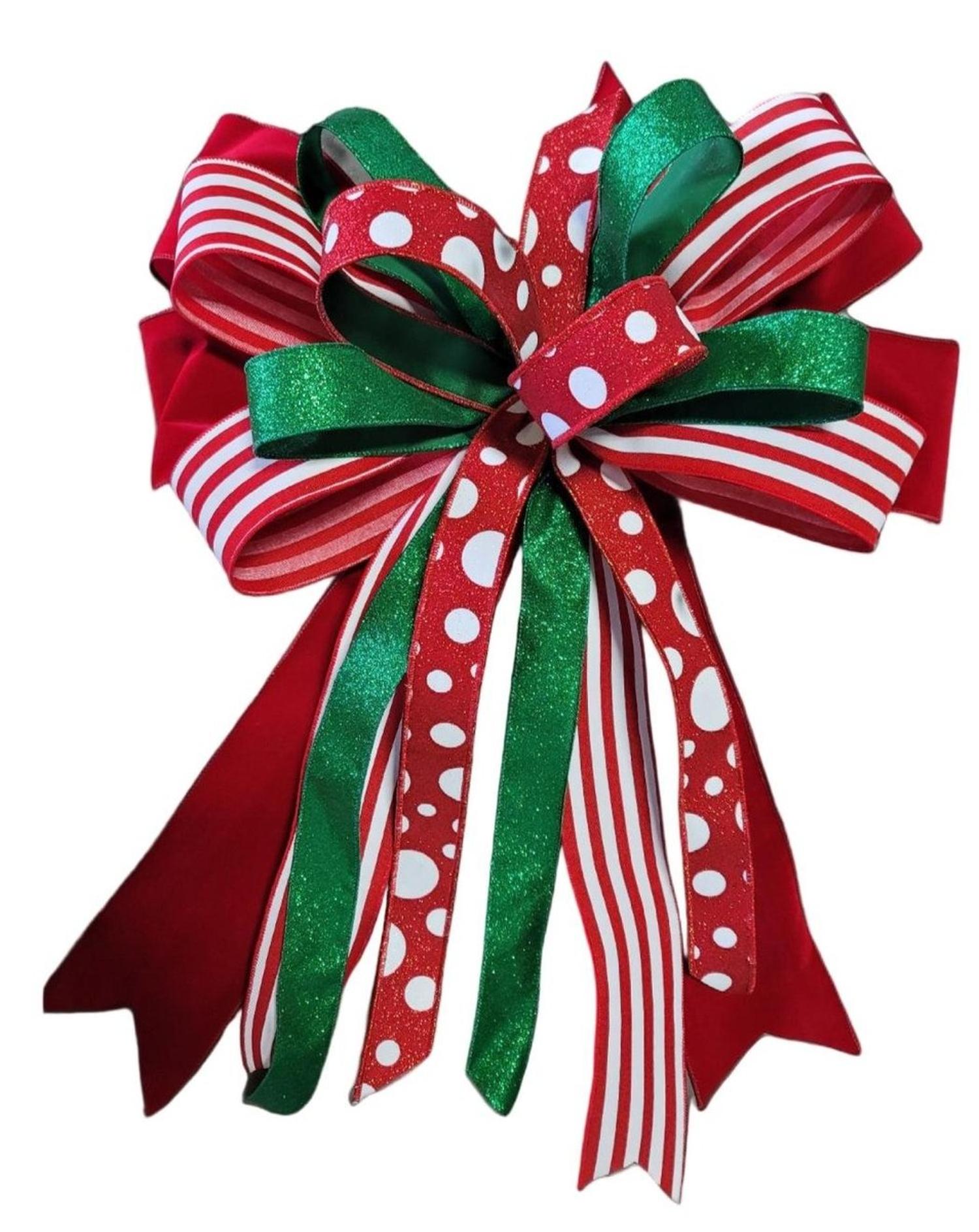 Traditional Color Tree Topper and Tails Set