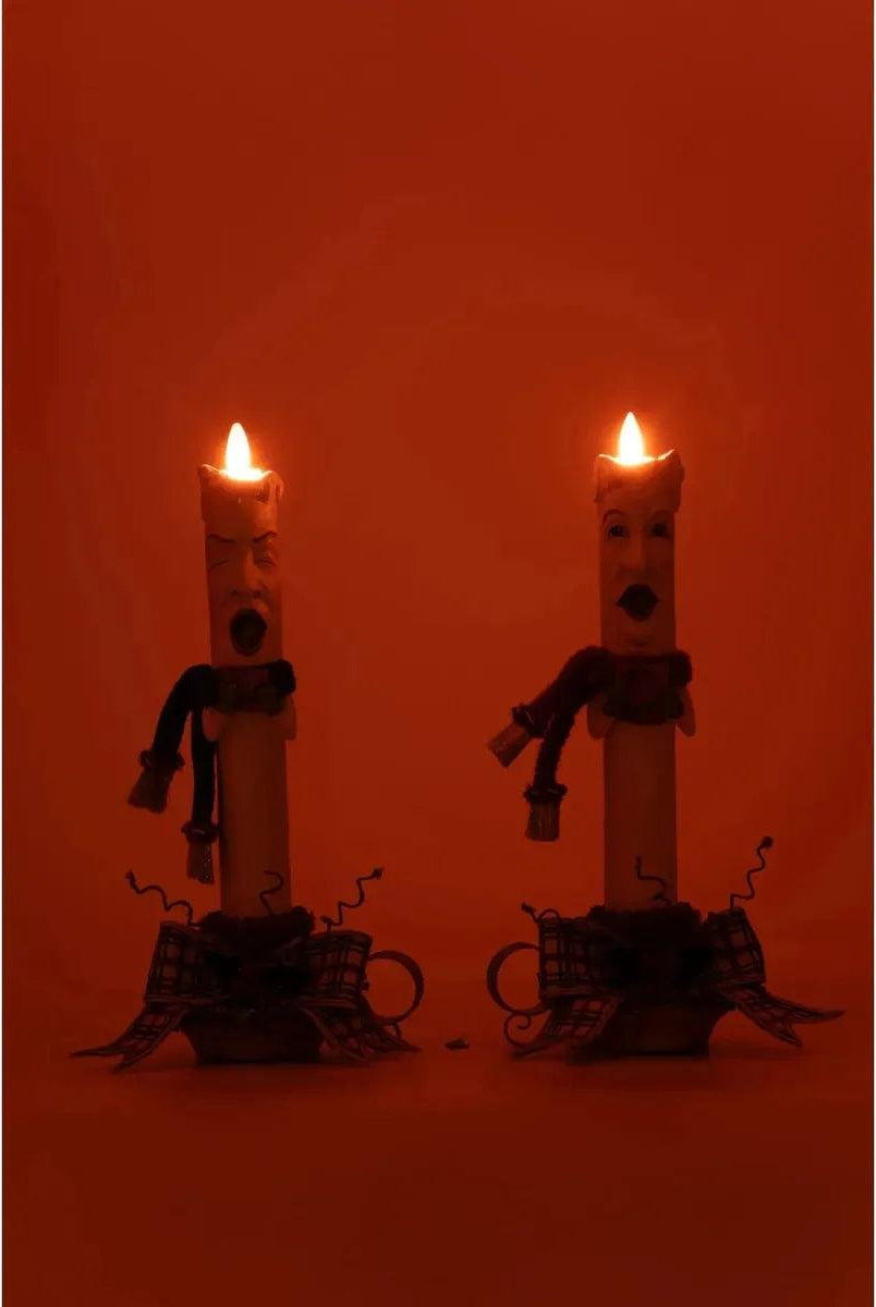 Shop For Village Of Holly Woods Caroling Candles Assortment of 2