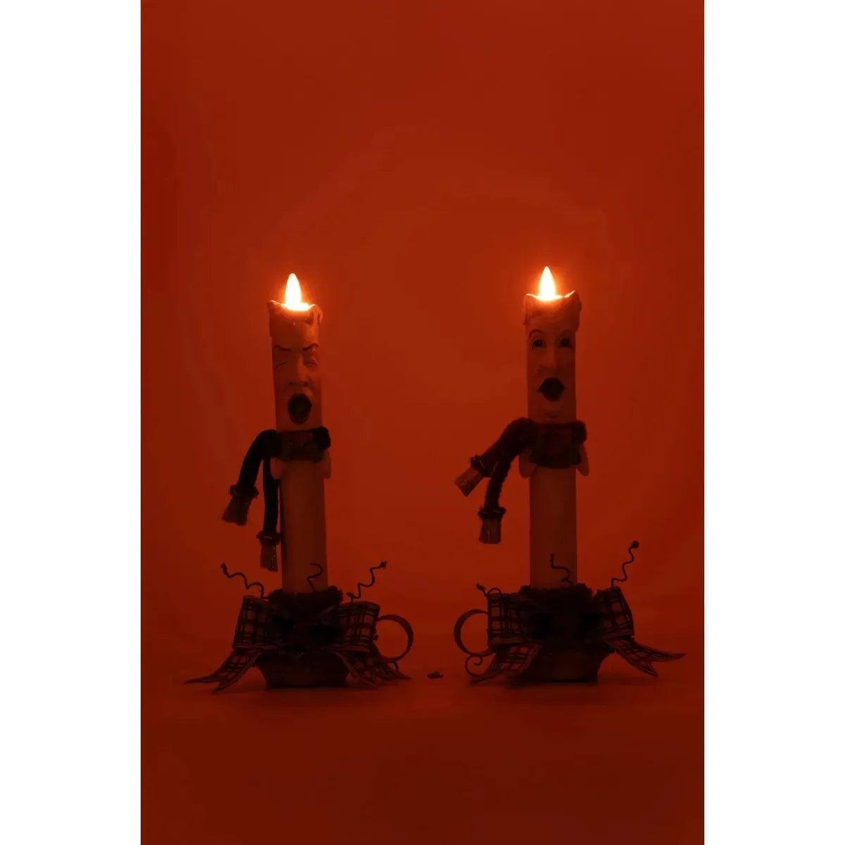 Shop For Village Of Holly Woods Caroling Candles Assortment of 2